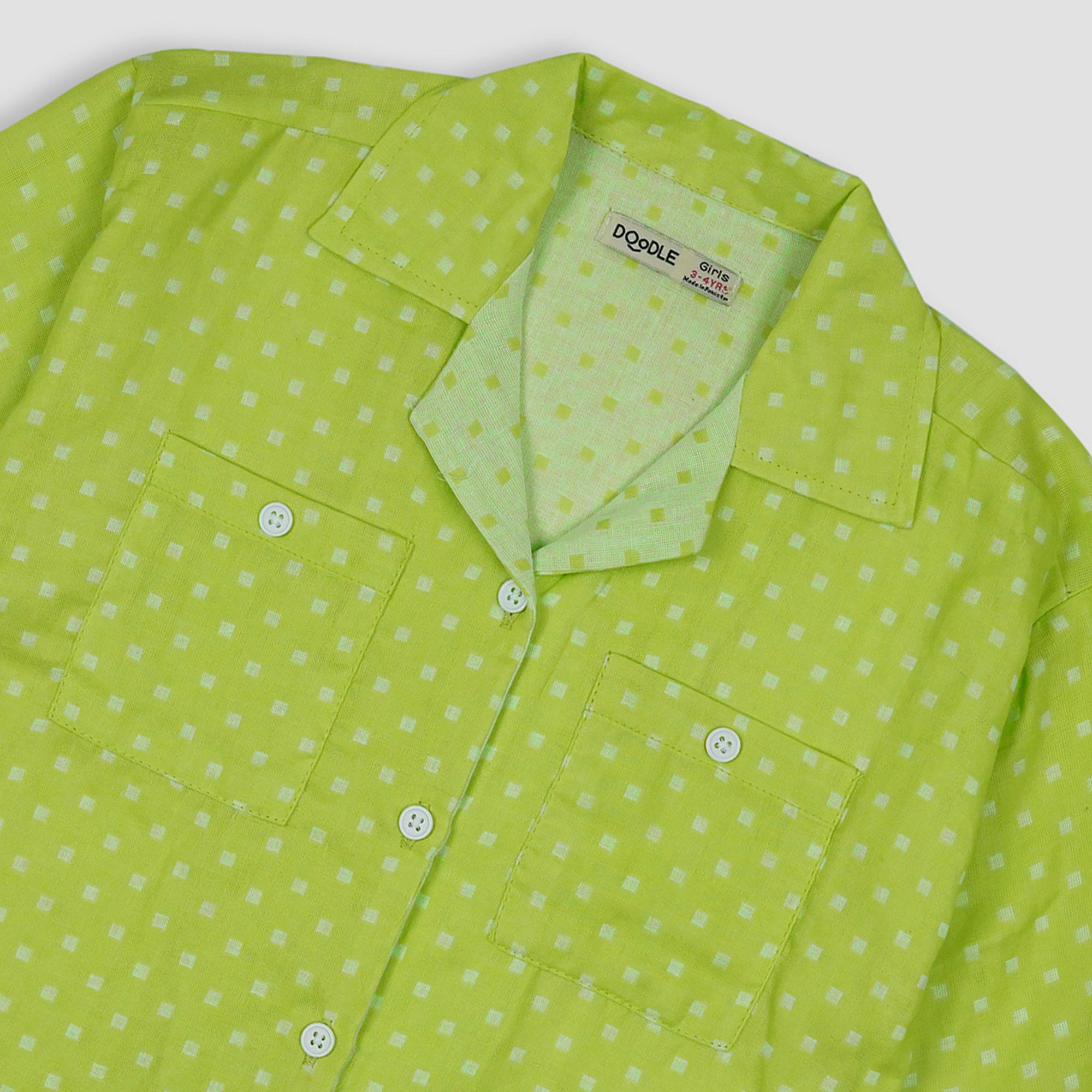 GIRLS BEACH COLLAR SHIRT-006121-GPT