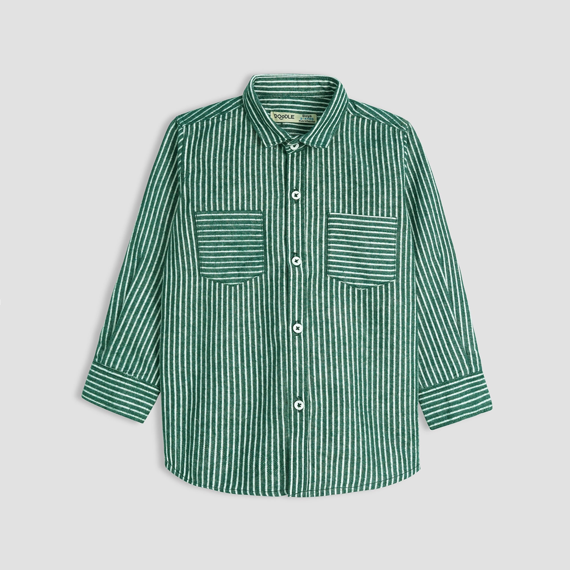 NARROW LINE FLANNEL SHIRT