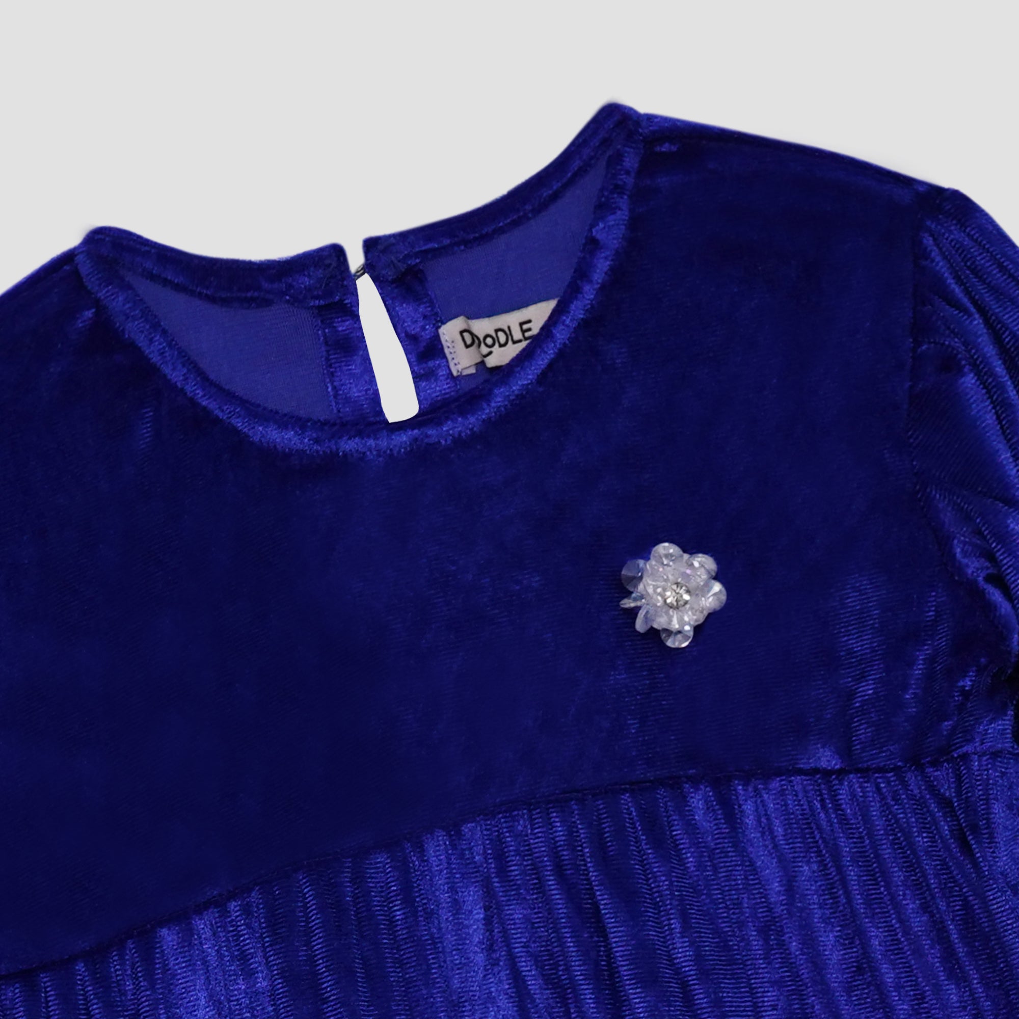 WTG-001-VELVET PANEL FROCK