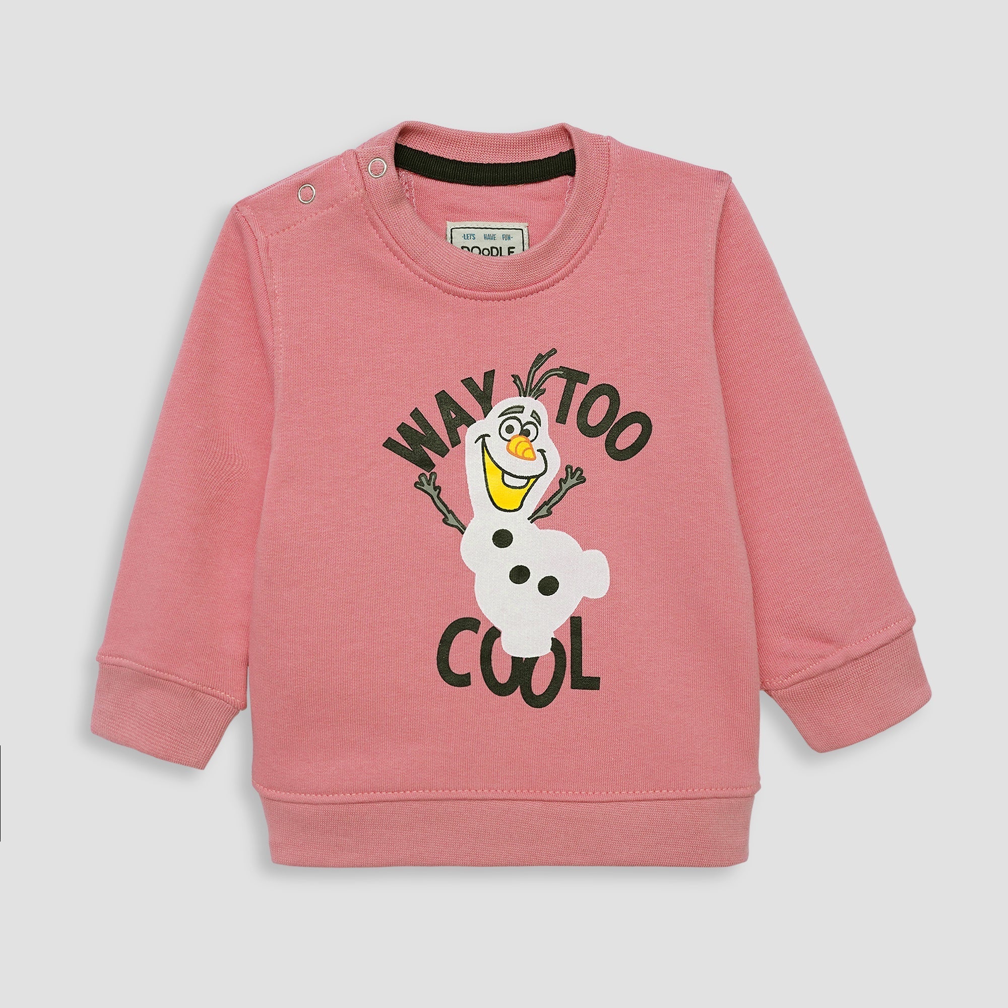 IBSS-24-WAY TO COOL OLAF GRAPHIC SWEAT SHIRT