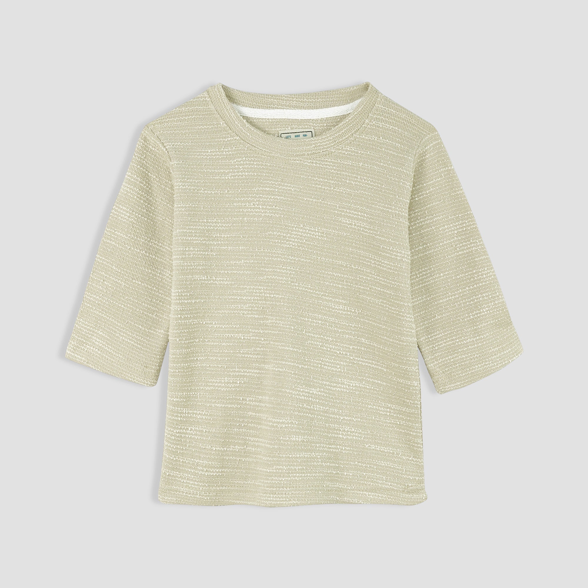 QUARTER SELF TEXTURED TEE