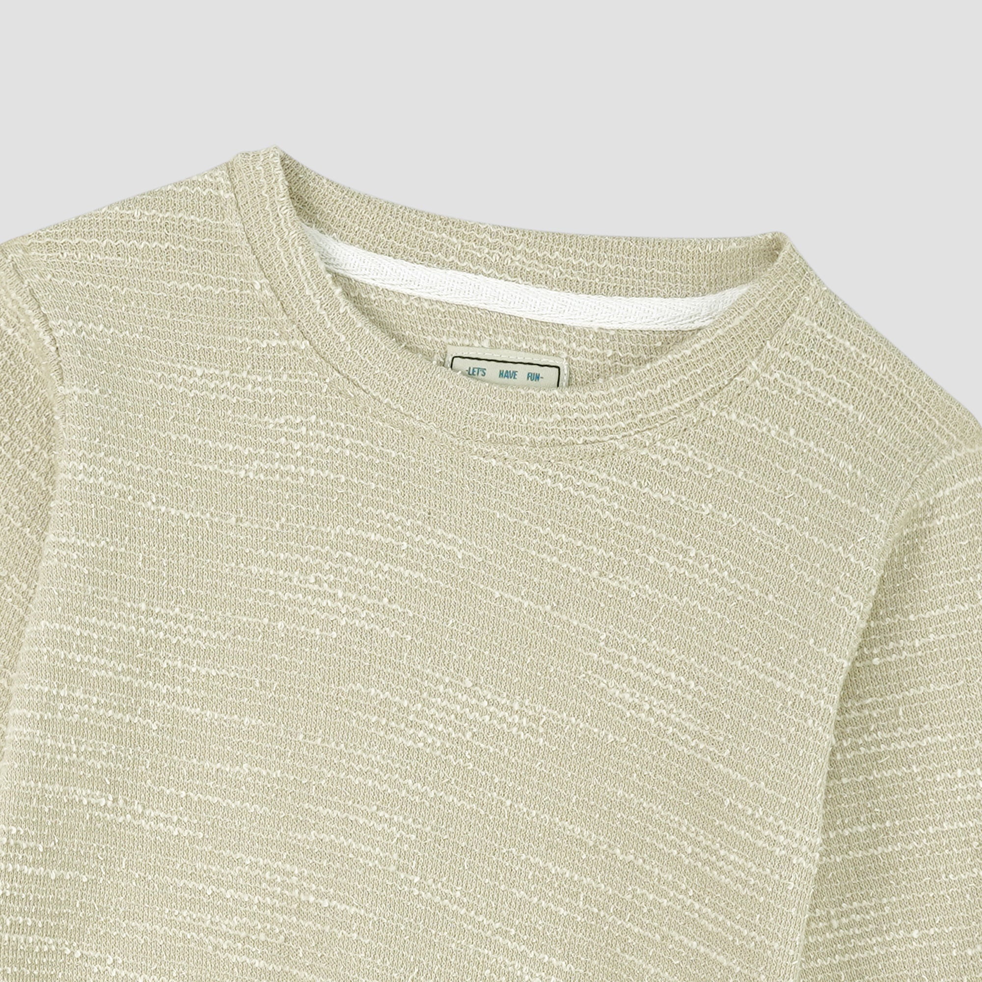 QUARTER SELF TEXTURED TEE