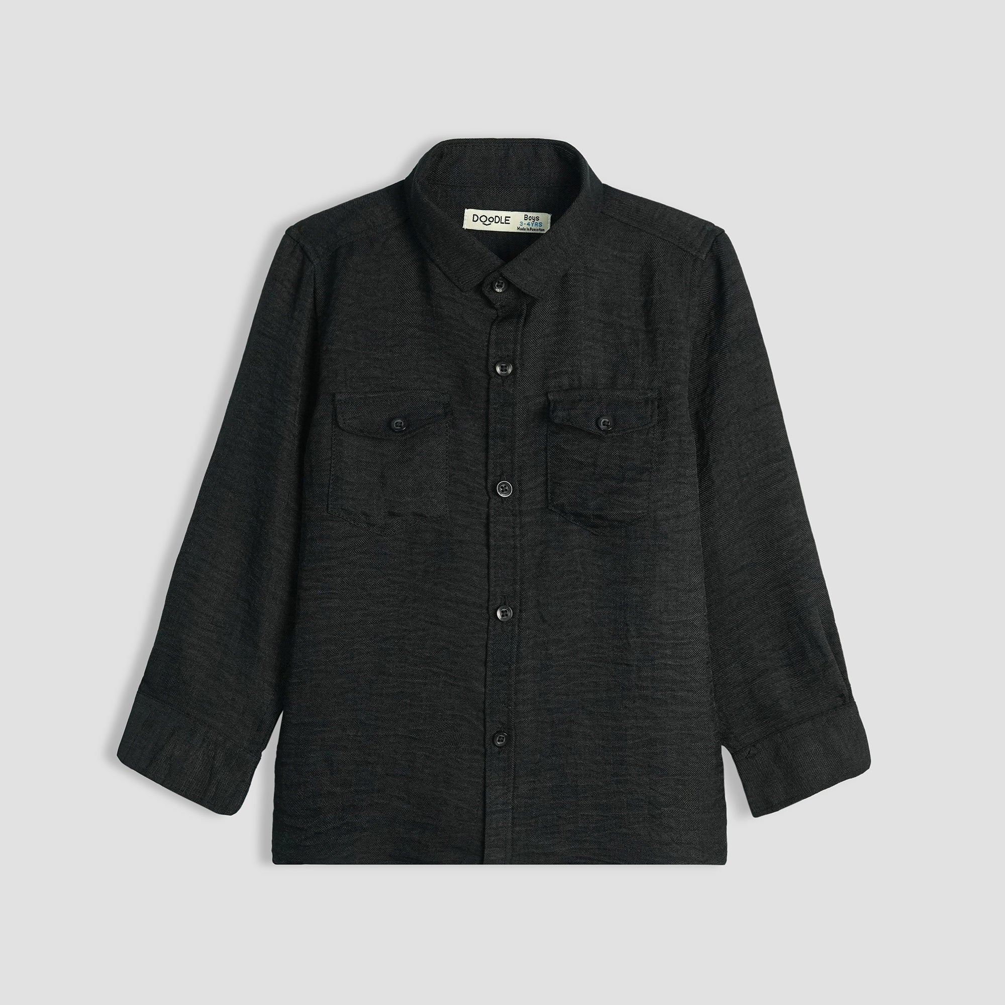 DOUBLE POCKET SOLID SHIRT
