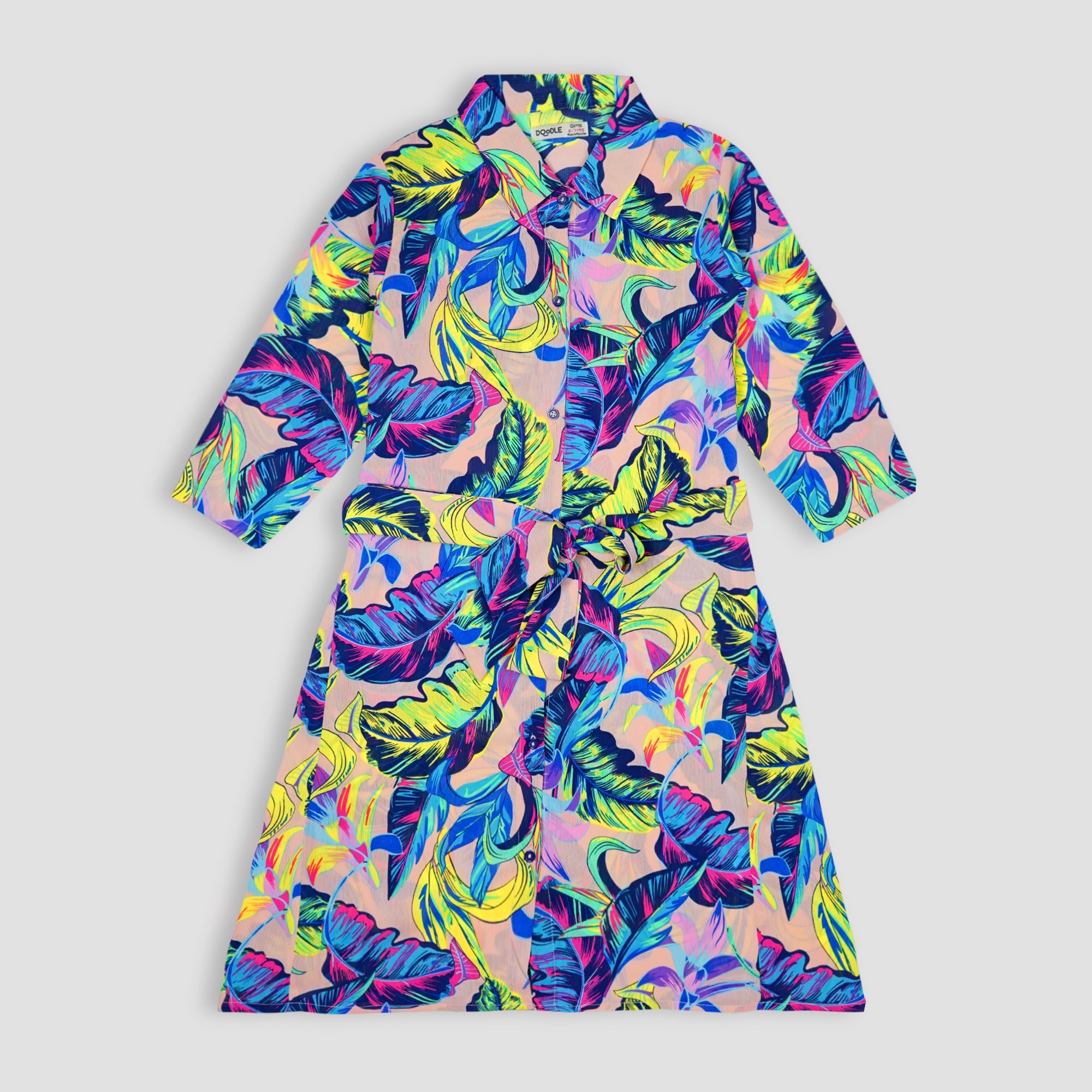 WKG-08-LONG BUTTON DOWN DRESS