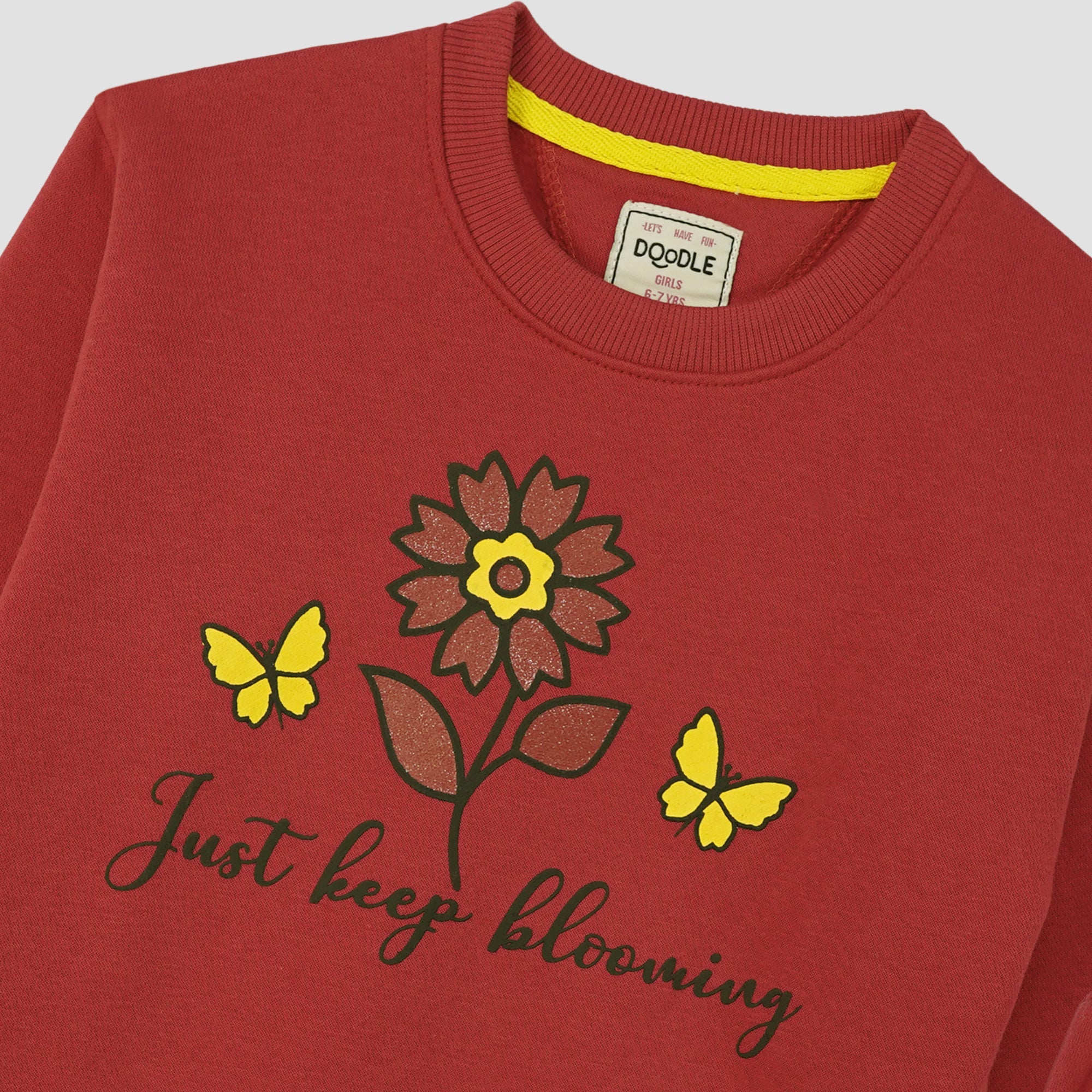 JUST KEEP BLOOMING SWEAT SHIRT