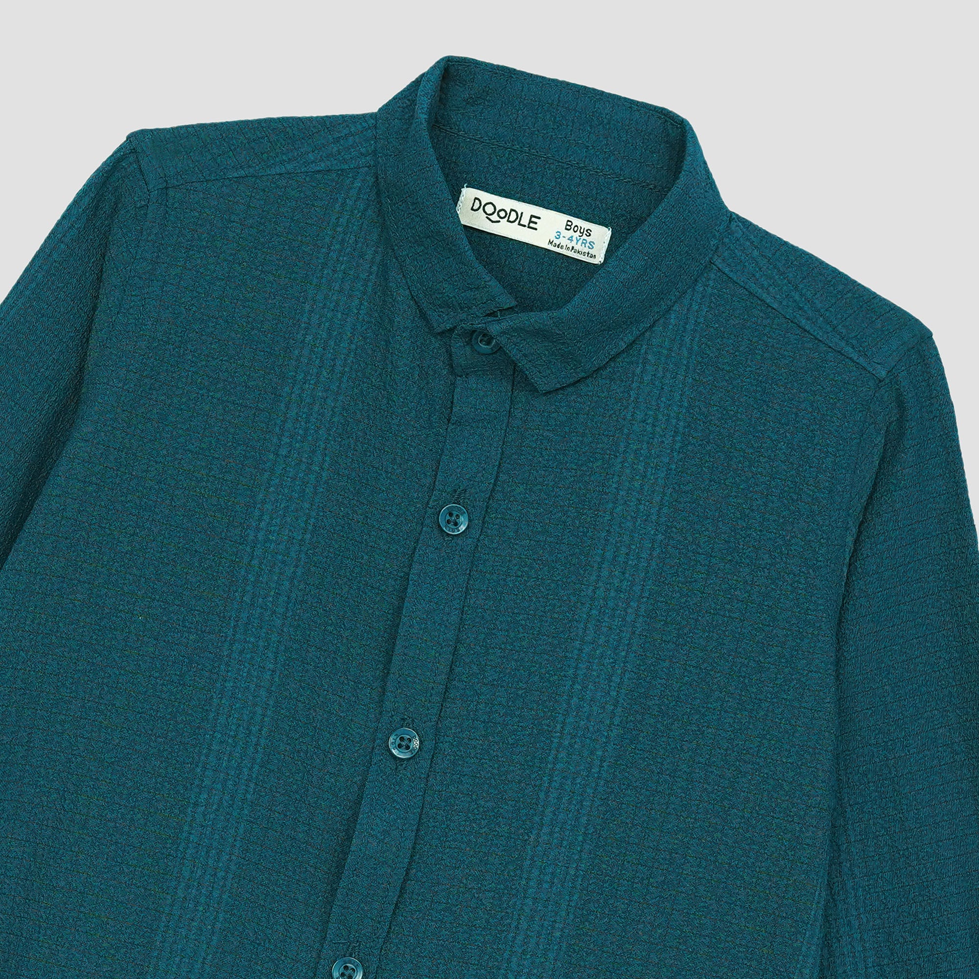 SELF TEXTURE SOLID SHIRT