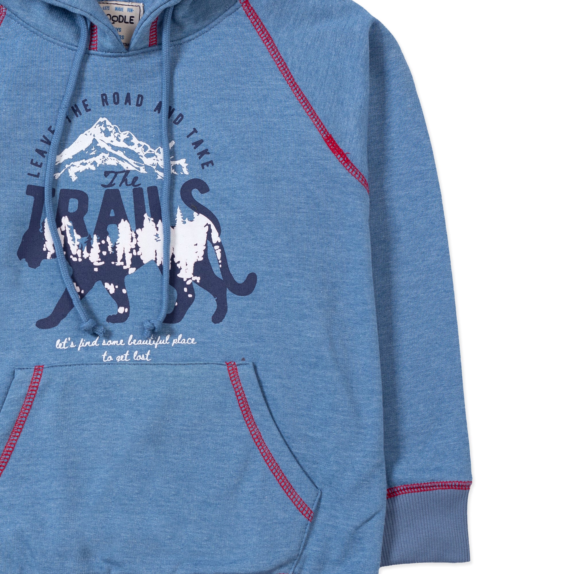 Boy's Sky Blue Hoodie