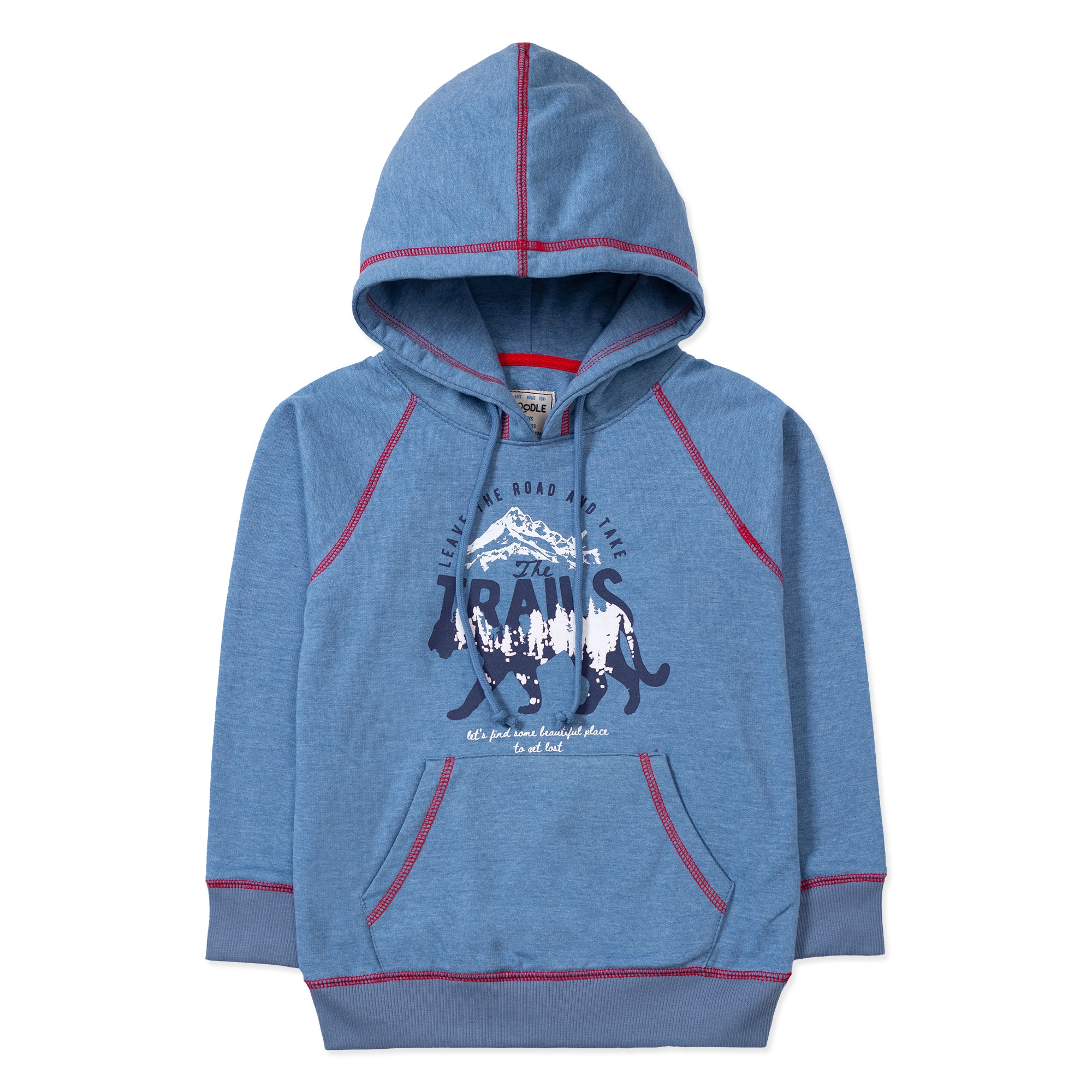 Boy's Sky Blue Hoodie