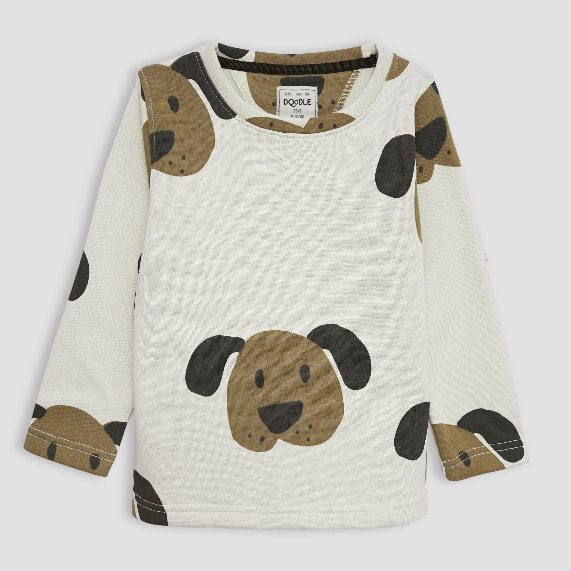 KBSS-47-SELF PRINTED SWEAT SHIRT