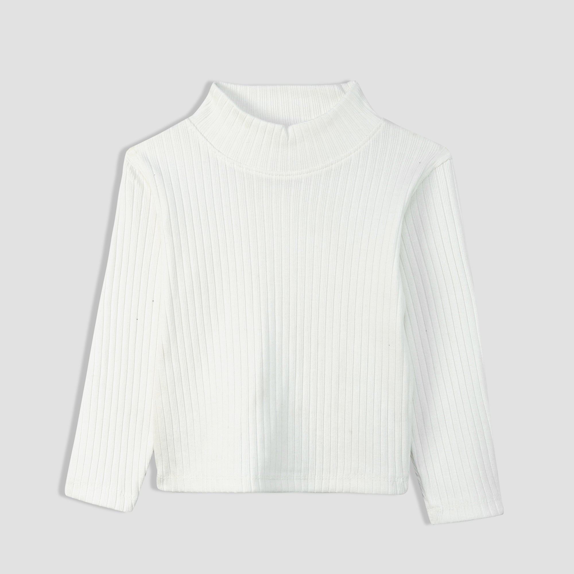 MOCK NECK DROP NIDDLE TEE