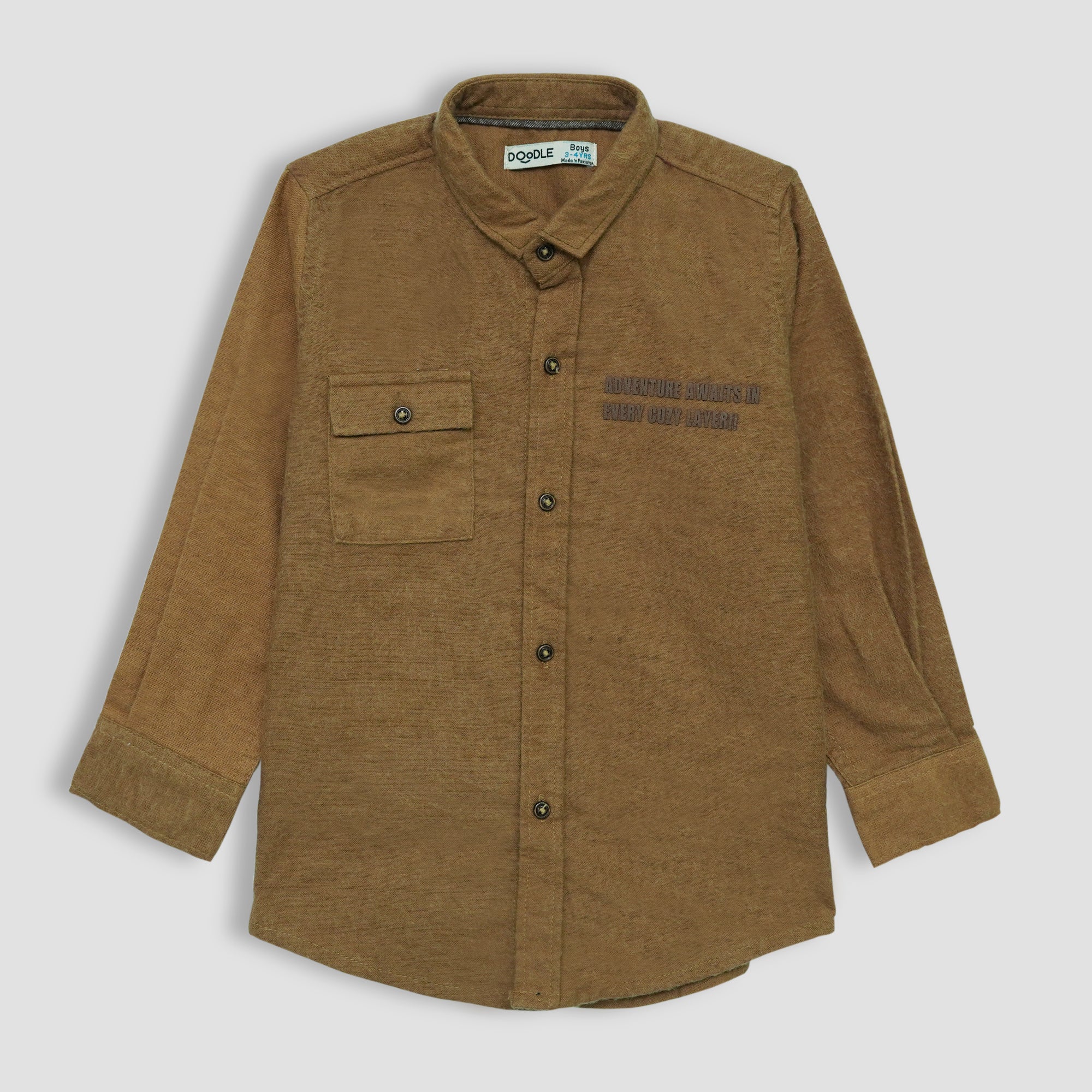 CBTS-ADVENTURE PRINTED CASUAL SHIRT