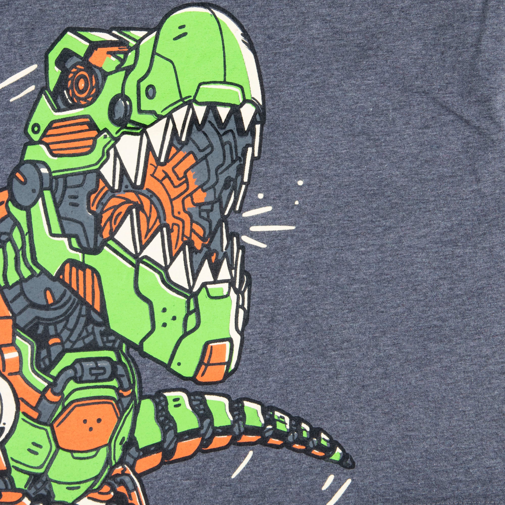 Charcoal Dino Graphic T-Shirt