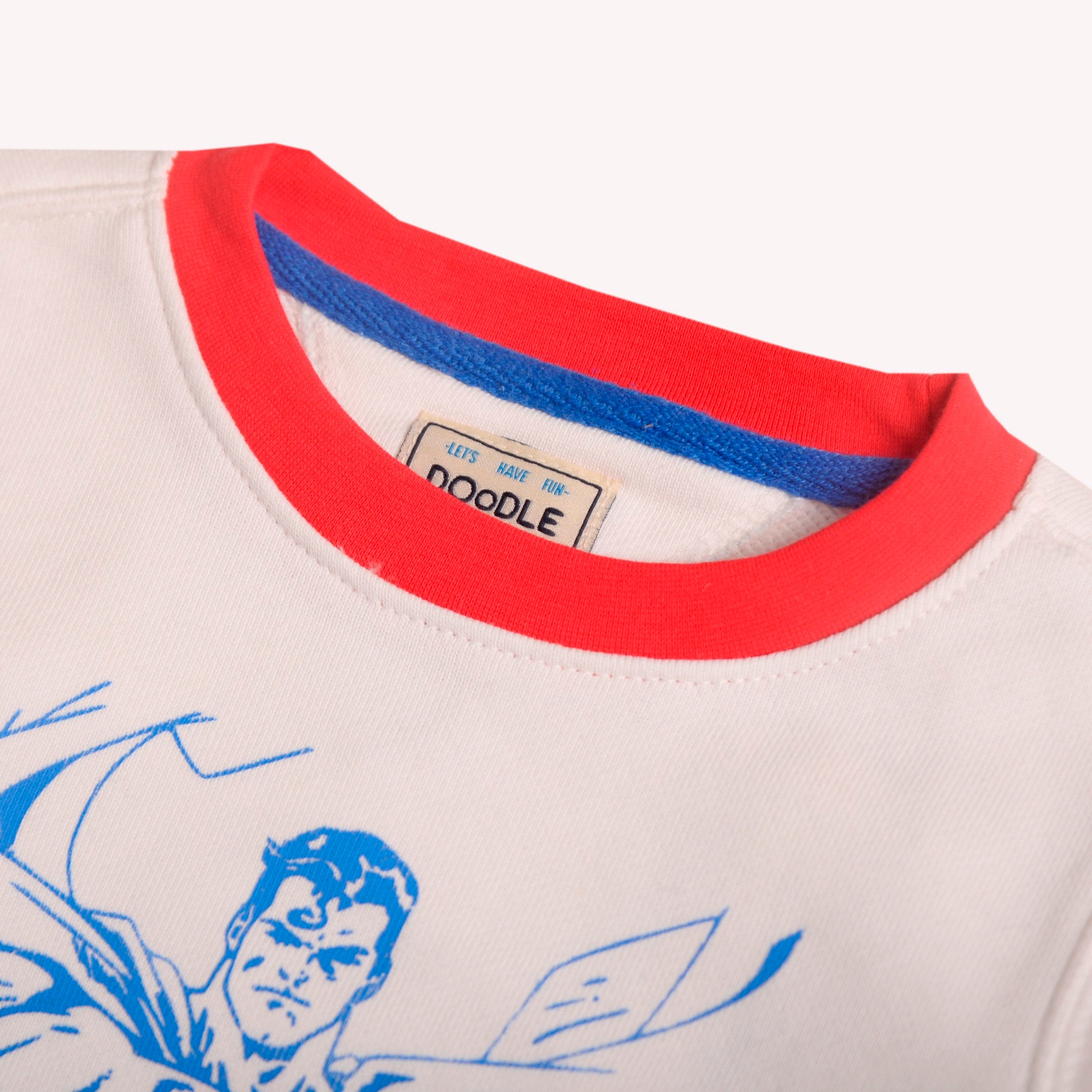 SuperMan Ribbed Sweat Shirt