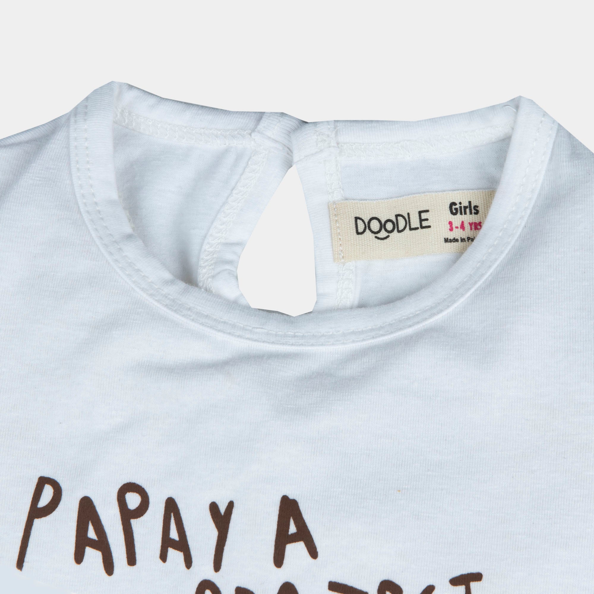 Papaya Printed Offwhite T-Shirt