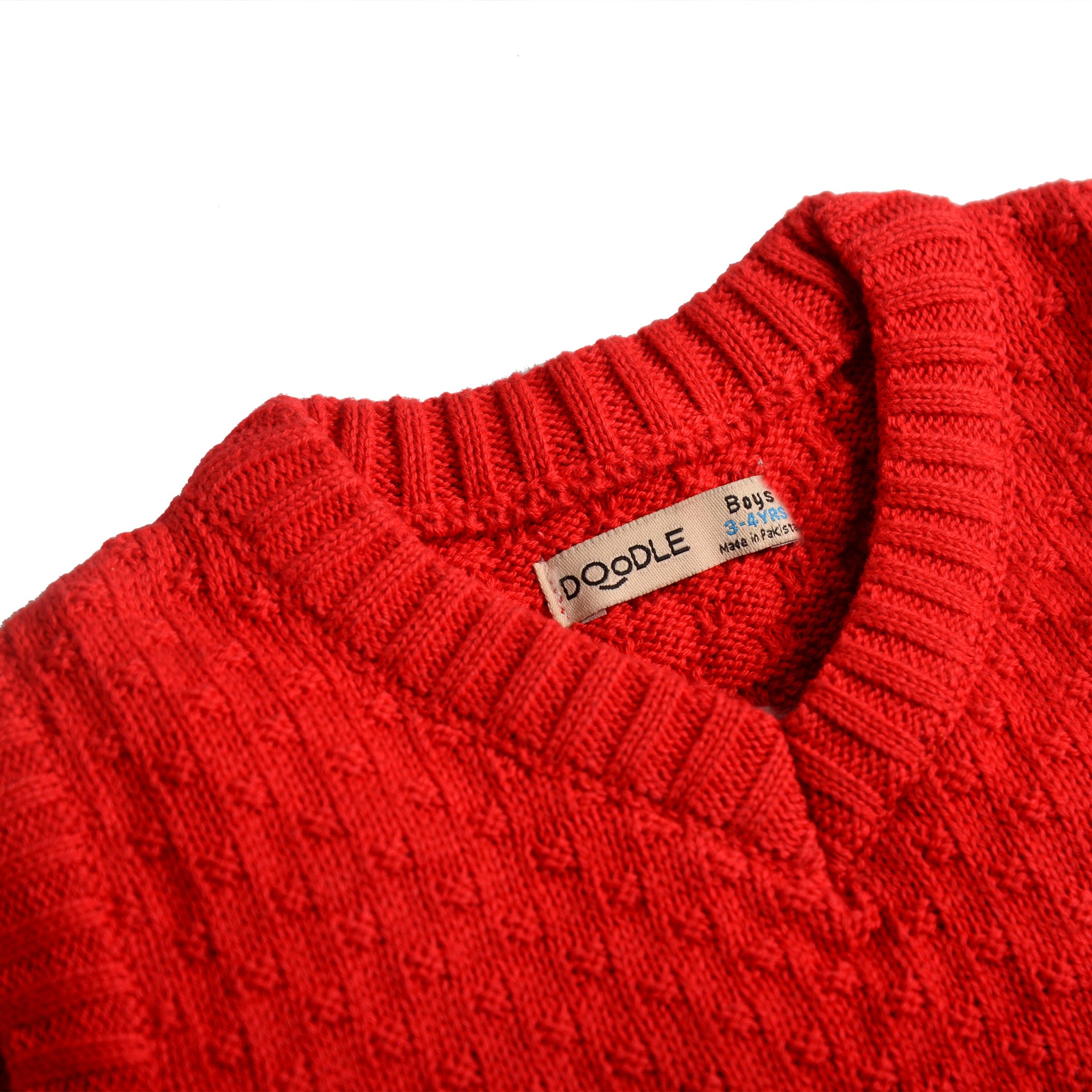 Red Sleeveless Sweater