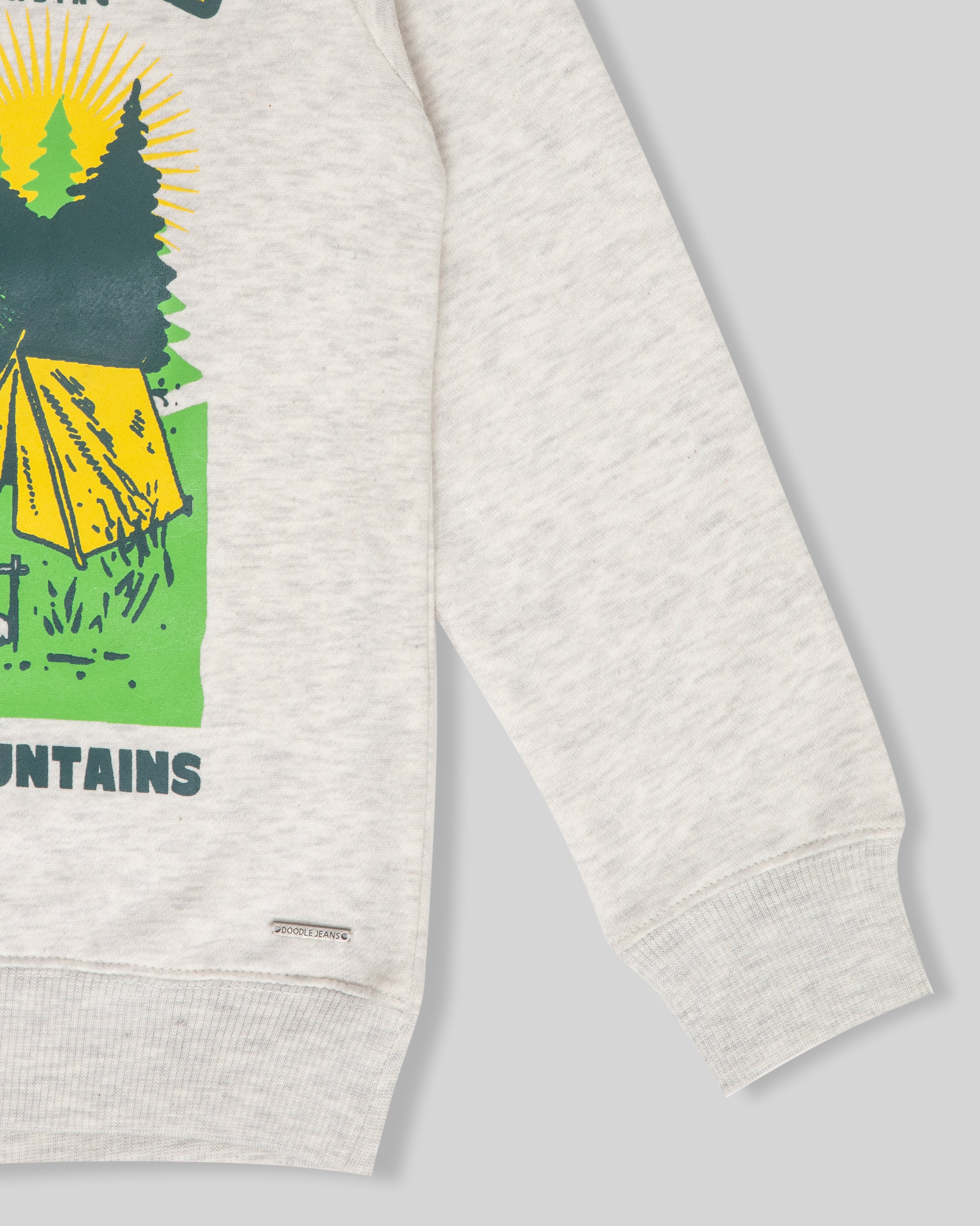GRIZZLY RIVER SWEAT SHIRT OATMEAL