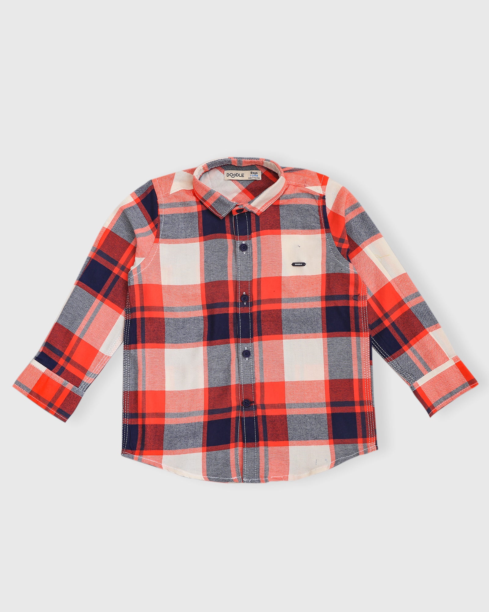 Red and Blue Checkered Shirt