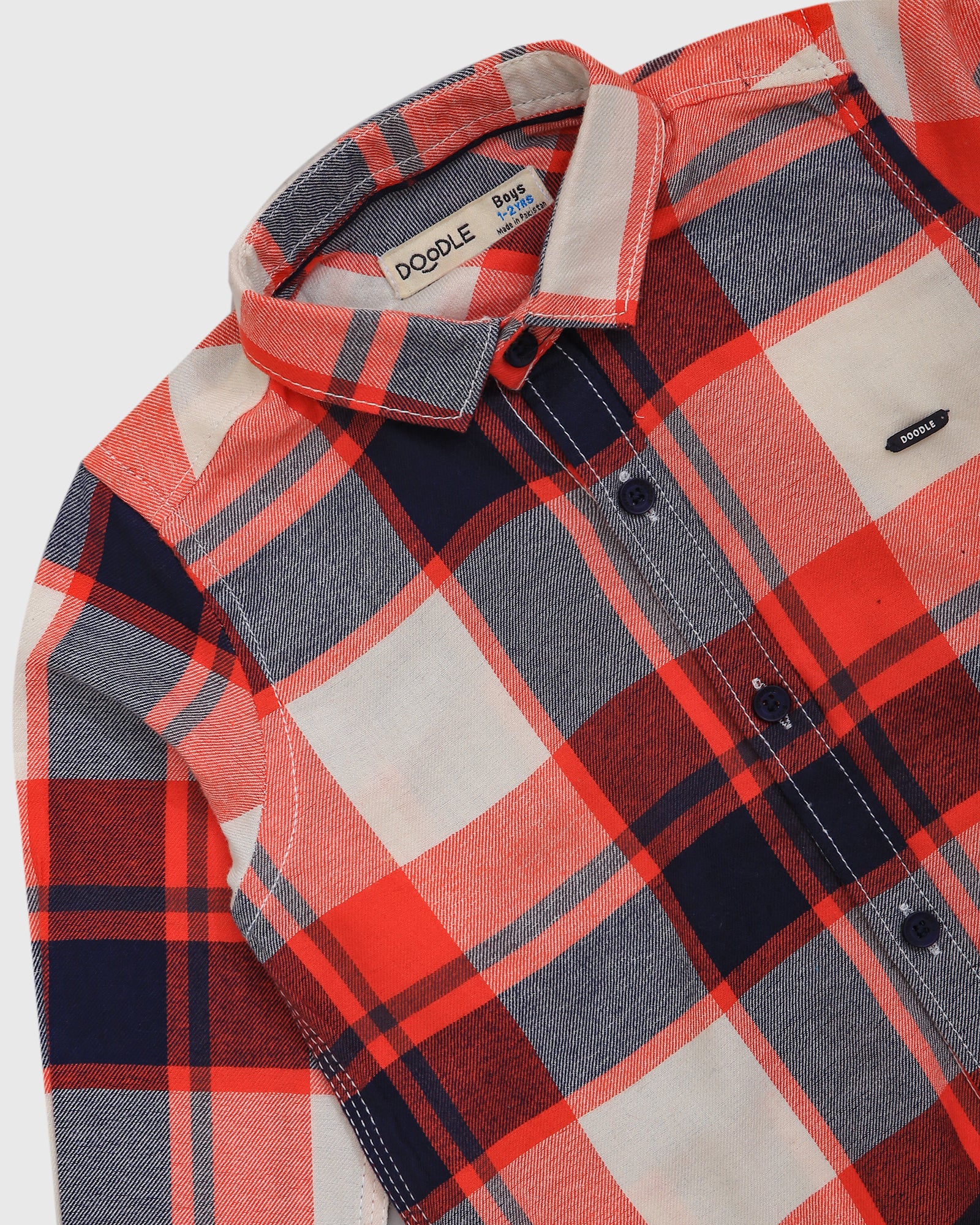 Red and Blue Checkered Shirt